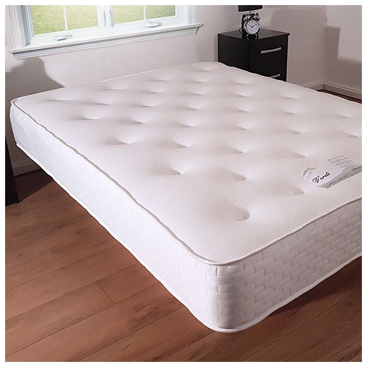 Cool Touch Deep Tufted Mattress with Open Coil Spring Unit
