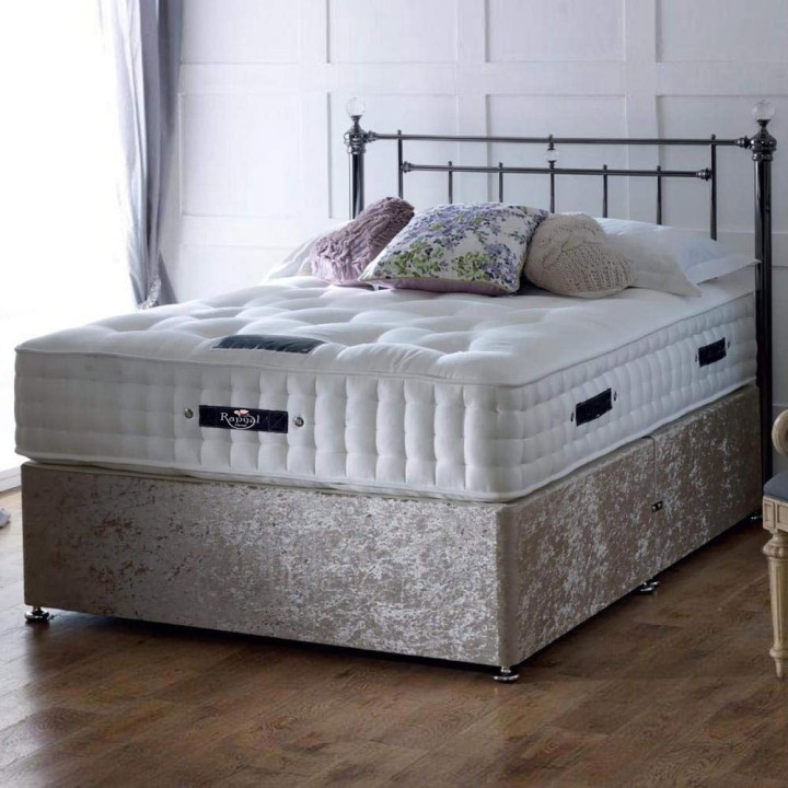 Rapyal Sleep Pearl Velvet 4600 Pocket Sprung Divan Bed