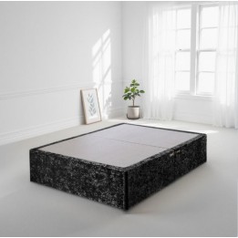 Hf4you Crushed Velvet Divan Base With Headboard