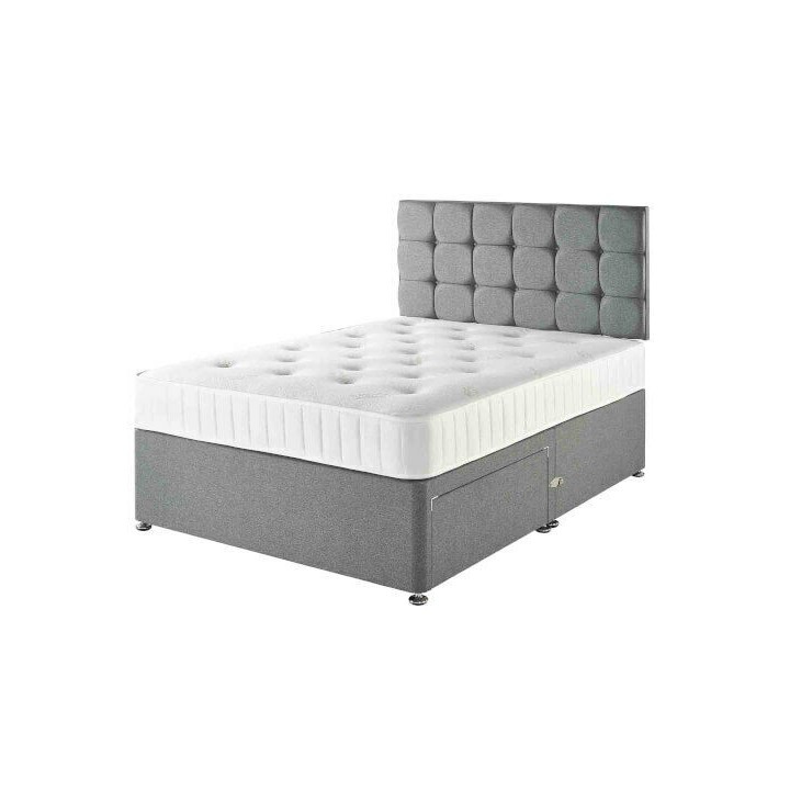 Eva Memory Foam Orthopaedic Divan Bed Set With Mattress Headboard