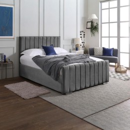 Malta Lined Bedframe with Optional Mattress and Storage