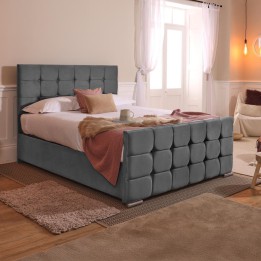 Barcelona Bedframe with Optional Mattress and Ottoman Storage