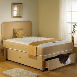 Divine Sleep White Rose Memory Pocket Divan Bed