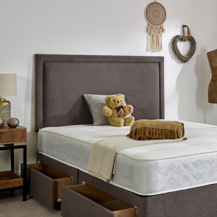 Plush Teddy Cloud Divan Bed – Upholstered Orthopaedic Divan