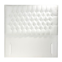 Hf4you Mimo Suede White Floor Standing Headboard