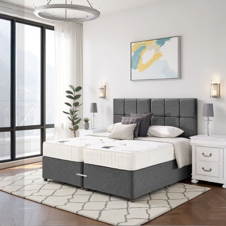 Serenity Luxe Zip & Link Divan Bed Set