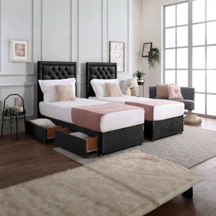 Madrid Zip And Link Bed Set