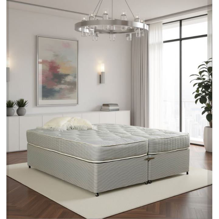 Stone House Crib 5 1000 Pocket Zip & Link Divan Bed