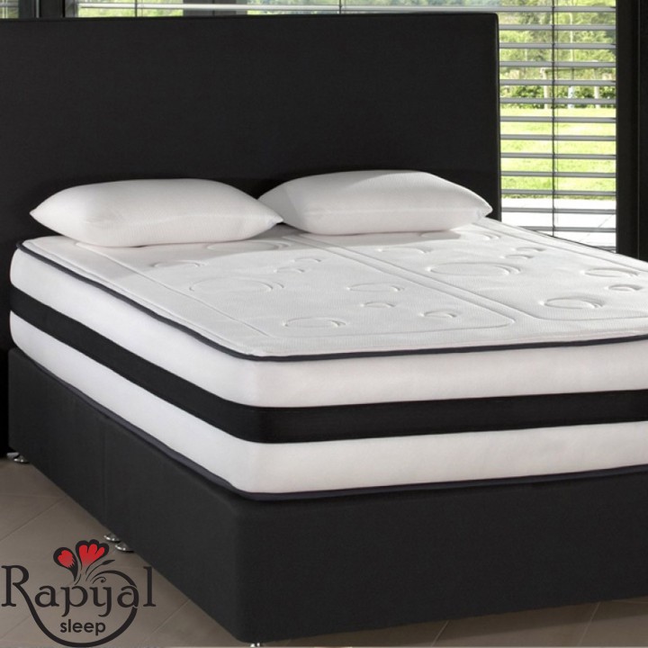 Rapyal Sleep Sense Double Layer 1800 Pocket Memory Mattress