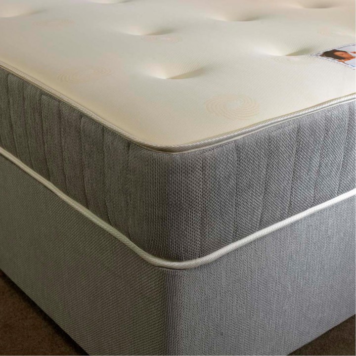 Divine New Memory Non Turn Divan Bed with Mattress