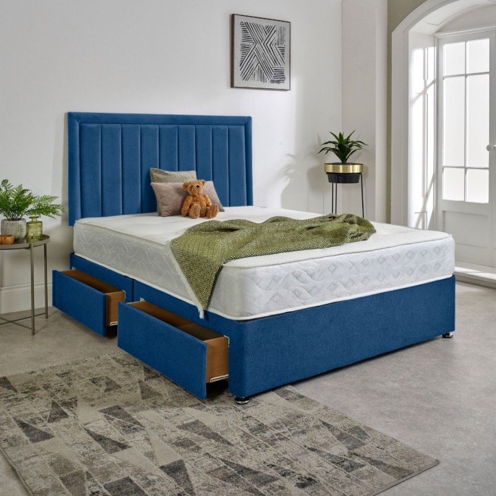 Miami Nights Memory Divan Bed Set