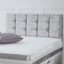 Hf4you Cubed 20" Crushed Velvet Upholstered Headboard
