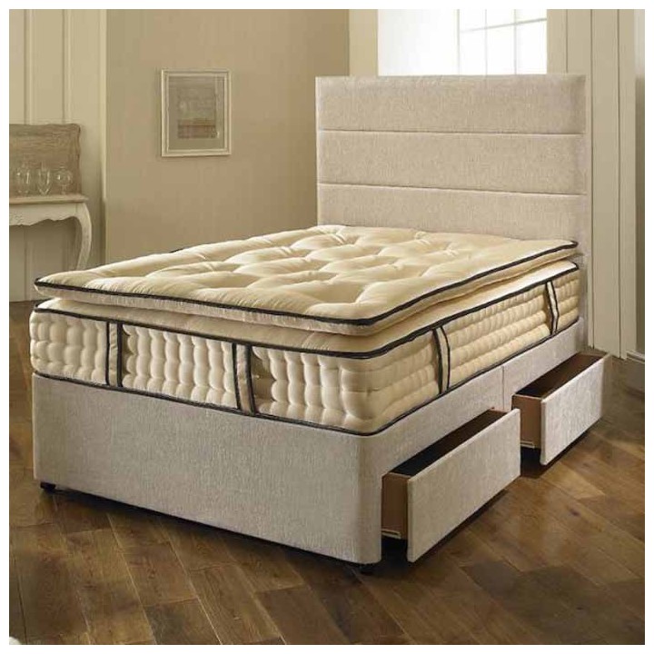 Majestic Bed with Premium Orthopaedic 3000 Spring Pillow Top Mattress